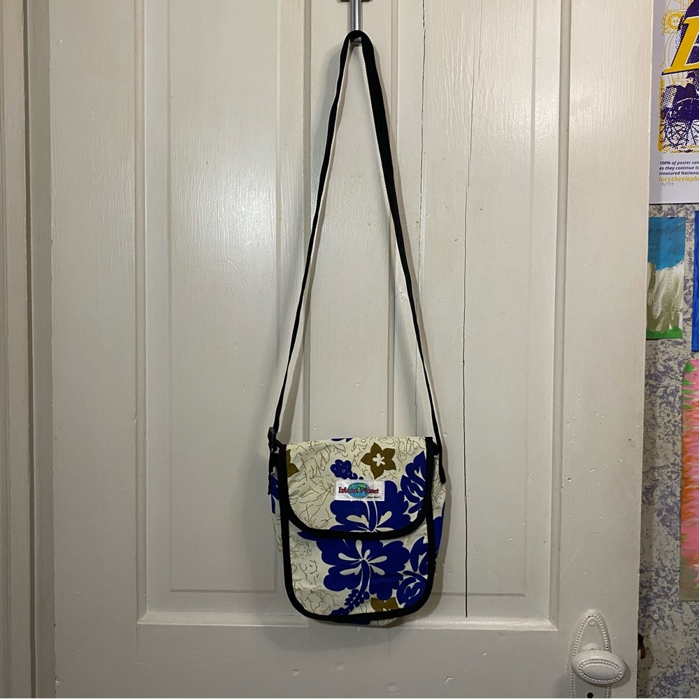 ISLAND PLANET | Island Planet Miami Beach Summer Floral Vintage Crossbody Bag
